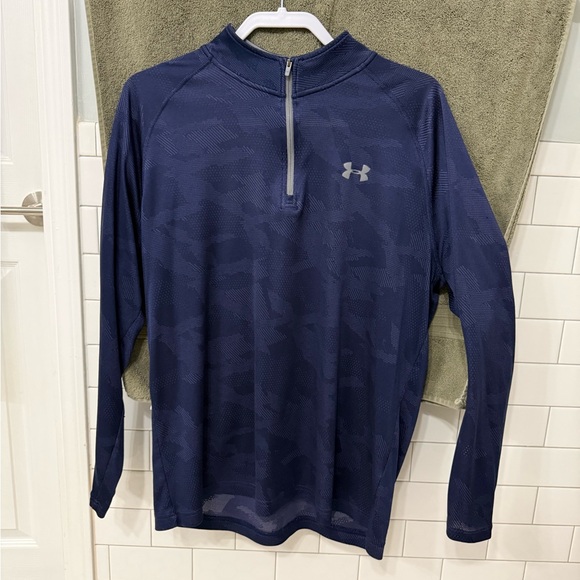 Under Armour Other - Under Armour Men’s Dark Blue HeatGear Top